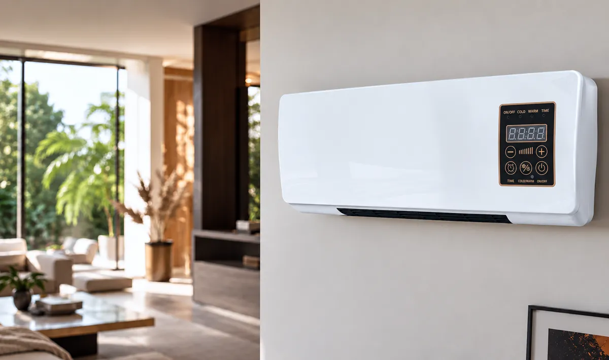 Cozy Cove Pro heater in a living room